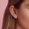 image:imageHeart Austrian Crystal Stud Earrings for Women Fashion 925 Sterling Silver Hypoallergenic JewelryTopaz