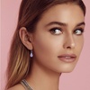 image:imageTeardrop Austrian Crystal Drop Dangle Earrings for Women 925 Sterling Silver Hook Hypoallergenic JewelryTanzanite