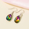 image:imageTeardrop Austrian Crystal Drop Dangle Earrings for Women 925 Sterling Silver Hook Hypoallergenic JewelryVitrail Medium