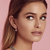 image:imageTeardrop Austrian Crystal Leverback Drop Earrings for Women 14K Rose Gold Plated Hypoallergenic JewelryVitrail Medium