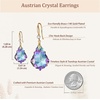 image:imageTrendy Austrian Crystal Baroque Drop Dangle Earrings for Women 14K Gold Plated Hook Earring Hypoallergenic Jewelry Gifts for WomenVitrail Light