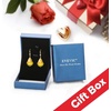 image:imageTrendy Austrian Crystal Baroque Drop Dangle Earrings for Women 14K Gold Plated Hook Earring Hypoallergenic Jewelry Gifts for WomenYellow