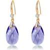 image:imageAustrian Crystal Teardrop Dangle Drop Earrings for Women 14K Gold Plated Hook Earring Hypoallergenic Jewelry Gifts for Women GirlsTanzanite
