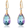 image:imageAustrian Crystal Teardrop Dangle Drop Earrings for Women 14K Gold Plated Hook Earring Hypoallergenic Jewelry Gifts for Women GirlsVitrail Light
