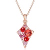 Red Main Crystal/Rose Gold-tone