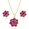 Purple /Rose Gold-tone