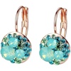 Green Main Crystal/Rose Gold-tone