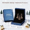 image:imageAustrian Crystal Heart Pendant Necklace Earrings Jewelry Sets for Women  Colorful Crystal14K rose gold plated brassCute heartshaped designgift box162 adjustable chainwomens jewelry setChristmas Glow