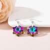 image:imageAustrian Crystal Snowflake Drop Dangle Earrings for Women 925 Sterling Silver Hook Hypoallergenic Jewelry Christmas GiftVitrail Medium