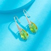image:imageAustrian Crystal Teardrop Dangle Earrings for Women Drop Hook Earring 14K Rose Gold Plated Hypoallergenic Jewelry Yellow
