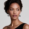 image:imageEVEVIC Austrian Crystal Baroque Teardrop Dangle Earrings for Women  14K GoldPlatedHypoallergenicBrilliant FacetsFluid MovementEasyWear Fishhook FitFor Daily Wear And Special OccasionsGreyBlack
