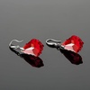 image:imageEVEVIC Austrian Crystal Baroque Teardrop Dangle Earrings for Women  14K GoldPlatedHypoallergenicBrilliant FacetsFluid MovementEasyWear Fishhook FitFor Daily Wear And Special OccasionsRed