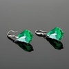 image:imageEVEVIC Austrian Crystal Baroque Teardrop Dangle Earrings for Women  14K GoldPlatedHypoallergenicBrilliant FacetsFluid MovementEasyWear Fishhook FitFor Daily Wear And Special OccasionsGreen