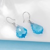image:imageEVEVIC Austrian Crystal Baroque Teardrop Dangle Earrings for Women  14K GoldPlatedHypoallergenicBrilliant FacetsFluid MovementEasyWear Fishhook FitFor Daily Wear And Special OccasionsAquamarine