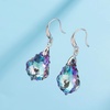 image:imageEVEVIC Austrian Crystal Baroque Teardrop Dangle Earrings for Women  14K GoldPlatedHypoallergenicBrilliant FacetsFluid MovementEasyWear Fishhook FitFor Daily Wear And Special OccasionsVitrail Light