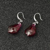 image:imageEVEVIC Austrian Crystal Baroque Teardrop Dangle Earrings for Women  14K GoldPlatedHypoallergenicBrilliant FacetsFluid MovementEasyWear Fishhook FitFor Daily Wear And Special OccasionsFuchsia