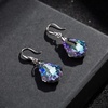 image:imageEVEVIC Austrian Crystal Baroque Teardrop Dangle Earrings for Women  14K GoldPlatedHypoallergenicBrilliant FacetsFluid MovementEasyWear Fishhook FitFor Daily Wear And Special OccasionsVitrail Light