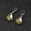 image:imageEVEVIC Austrian Crystal Baroque Teardrop Dangle Earrings for Women  14K GoldPlatedHypoallergenicBrilliant FacetsFluid MovementEasyWear Fishhook FitFor Daily Wear And Special OccasionsLight Topaz