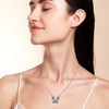 image:imageEVEVIC Austrian Crystal Butterfly Pendant Necklaces and Earrings Jewelry Set