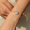 image:imageEVEVIC Austrian Crystal Rhinestone Leverback Drop Earrings and Bracelet Set for Women 14K Gold Plated Dainty Colorful Charm Jewelry Gift Green Opal