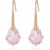 image:imageEVEVIC Austrian Crystals Baroque Pendant Necklace Earrings for Women 14K Gold Plated Hypoallergenic Leverback Drop Dangle Earrings Jewelry Set