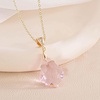 image:imageEVEVIC Austrian Crystals Baroque Pendant Necklace Earrings for Women 14K Gold Plated Hypoallergenic Leverback Drop Dangle Earrings Jewelry Set