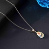 image:imageEVEVIC Austrian Crystals Teardrop Pendant Necklace and Earrings Sets for Women 14K Gold Plated Hypoallergenic Jewelry GiftsAurora Borealis