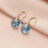 image:imageEVEVIC Heart Austrian Crystal Hook Drop Earrings for Women  14K GoldPlatedHeartShaped Crystal for Romantic GlowGift Box IncludedBrighten Up Daily Outfit and Date NightsAquamarine