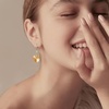 image:imageEVEVIC Heart Austrian Crystal Hook Drop Earrings for Women  14K GoldPlatedHeartShaped Crystal for Romantic GlowGift Box IncludedBrighten Up Daily Outfit and Date NightsLight Topaz