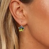 image:imageEVEVIC Star Austrian Crystal Leverback Dangle Drop Earrings for Women  14K GoldPlatedStarCut Crystal with Playful SparkleLeverback for Easy Secure WearLight Up Daily OutfitsGift Box IncludedVitrail Medium