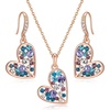 Purple Main Crystal/Rose Gold-tone