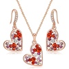 Red Main Crystal/Rose Gold-tone