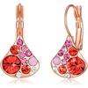 Red Main Crystal/Rose Gold-tone