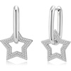 Star Drop/Silver-tone