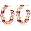 Pink Main Crystal/Gold-tone