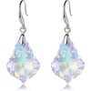 image:imageEVEVIC Austrian Crystal Baroque Teardrop Dangle Earrings for Women  14K GoldPlatedHypoallergenicBrilliant FacetsFluid MovementEasyWear Fishhook FitFor Daily Wear And Special OccasionsAurora Borealis