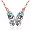 Purple Main Crystal/Rose Gold-tone