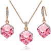 Pink Crystal /Rose Gold-tone