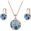 Blue Main Crystal/Rose Gold-tone