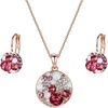 Pink Main Crystal/Rose Gold-tone