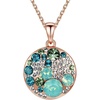 Green Main Crystal/Rose Gold-tone