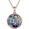 Purple Main Crystal/Rose Gold-tone