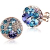 Purple Main Crystal/Rose Gold-tone