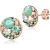 Green Opal+Aurora Borealis Crystal