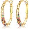Multicolor Crystal /Gold-tone