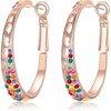 Multicolor Crystal /Rose Gold-tone