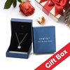 image:imageCube Austrian Crystal Necklace Earrings Set for Women 14K Gold Plated Jewelry