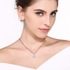 image:imageCube Austrian Crystal Necklace Earrings Set for Women 14K Gold Plated Jewelry