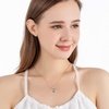image:imageEVEVIC Austrian Crystal Octagon Pendant Necklaces Earrings Set for Women 14K Gold Plated Hypoallergenic Fashion Jewelry Sets Black