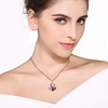 image:imageEVEVIC Multicolored Austrian Crystal Stud Earrings and Necklace Sets for Women Fashion Hypoallergenic Jewelry Set Gifts